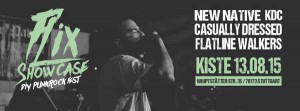 Flix Showcase - DIY Punkrock Fest: New Native - KDC - Casullly Dressed - Flatline Walkers