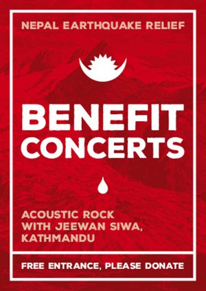 Nepal Earthquake Relief - Benefit Concert: Acoustic Rock with Jeewan Siwa, Kathmandu
