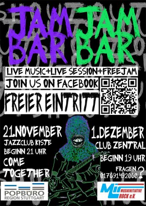 Mit MIR in die Kiste: "Jam Bar"
