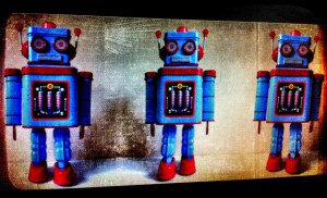 Roboter Blanko